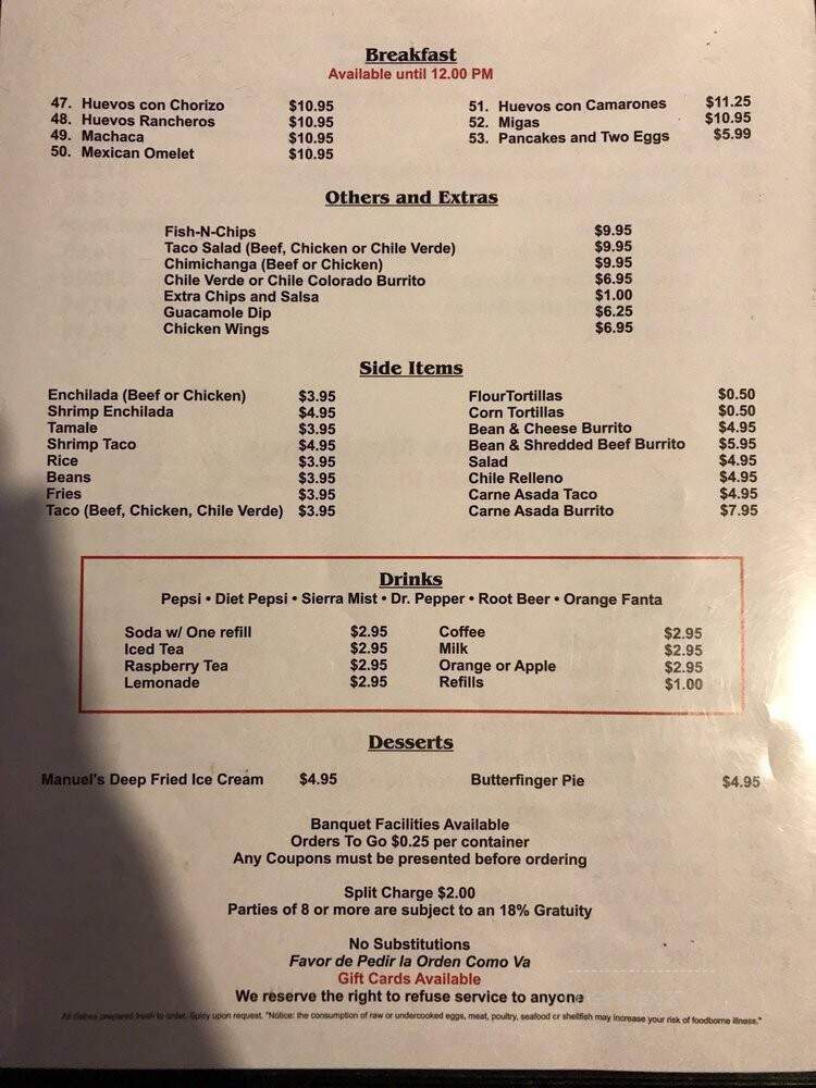 Manuel's Casa De Mariscos - Bakersfield, CA