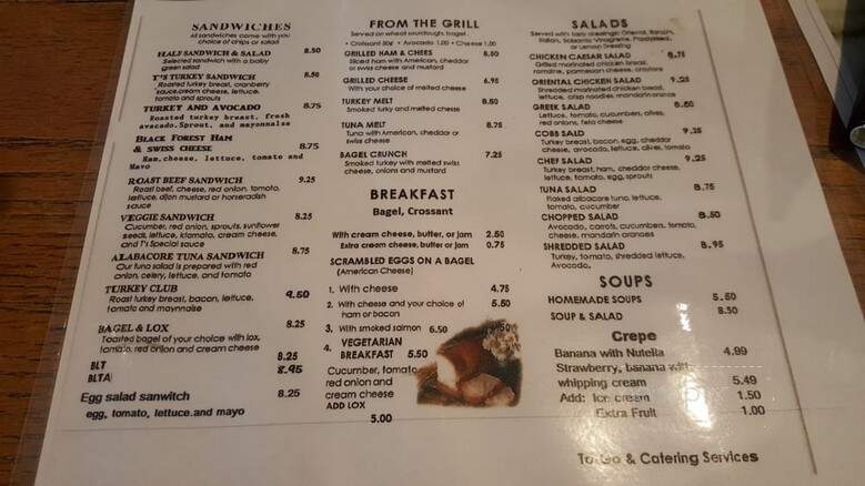 Caffe Aroma - Newbury Park, CA menu_pic