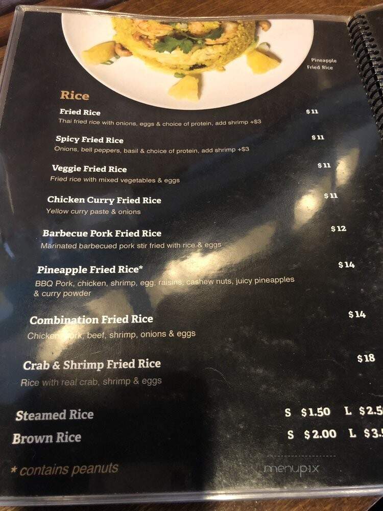 Exotic Thai Cafe - Thousand Oaks, CA menu_pic