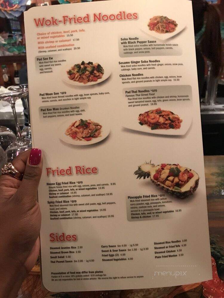 Thai Palace - San Luis Obispo, CA menu_pic