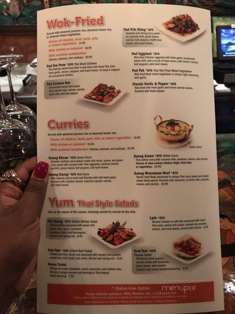 Thai Palace - San Luis Obispo, CA menu_pic