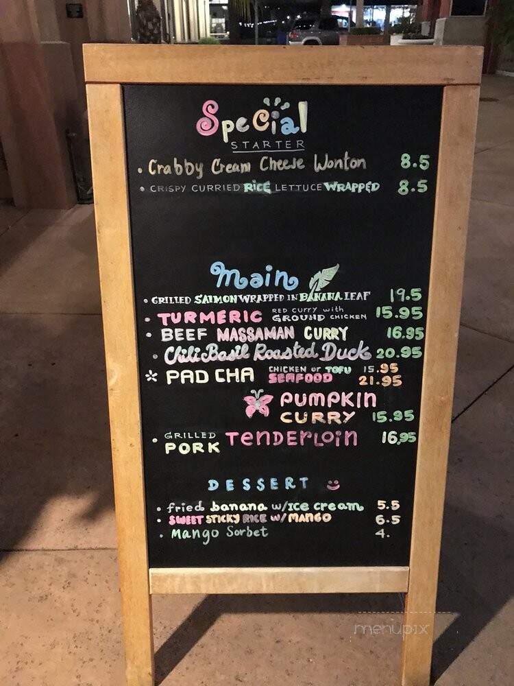 Thai Palace - San Luis Obispo, CA menu_pic