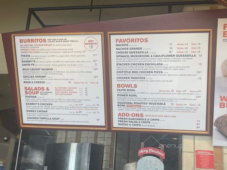 Sharky's Woodfire Mexican Grll - Ventura, CA menu_pic