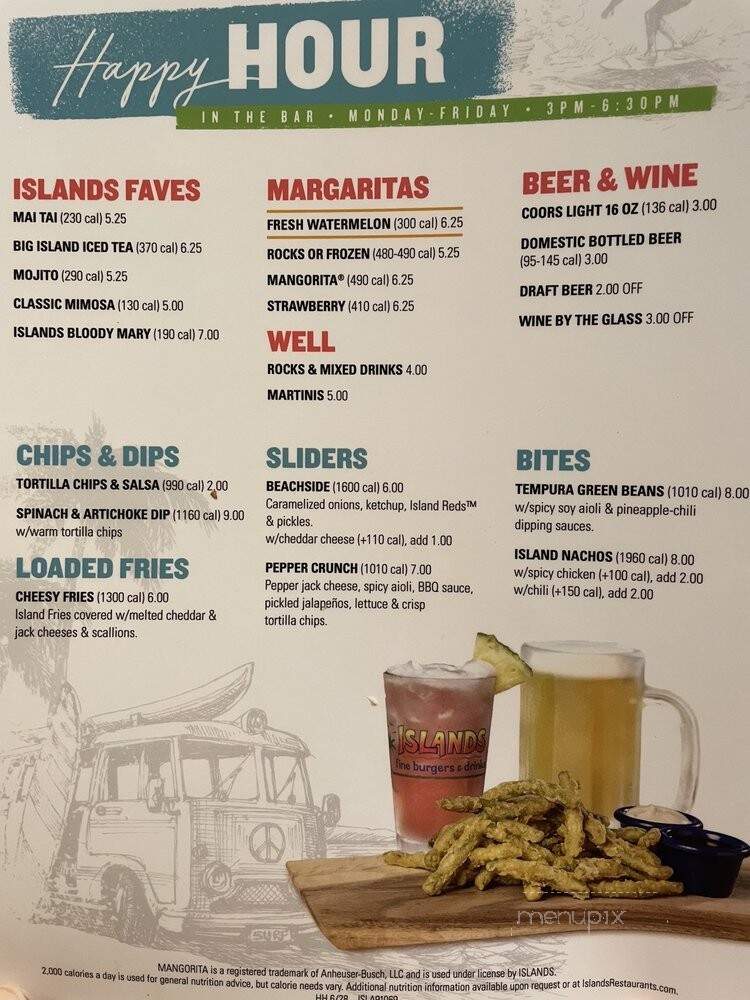 Islands Restaurant - Agoura Hills, CA menu_pic
