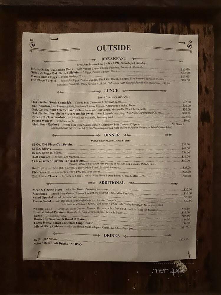 Old Place Restaurant - Agoura Hills, CA