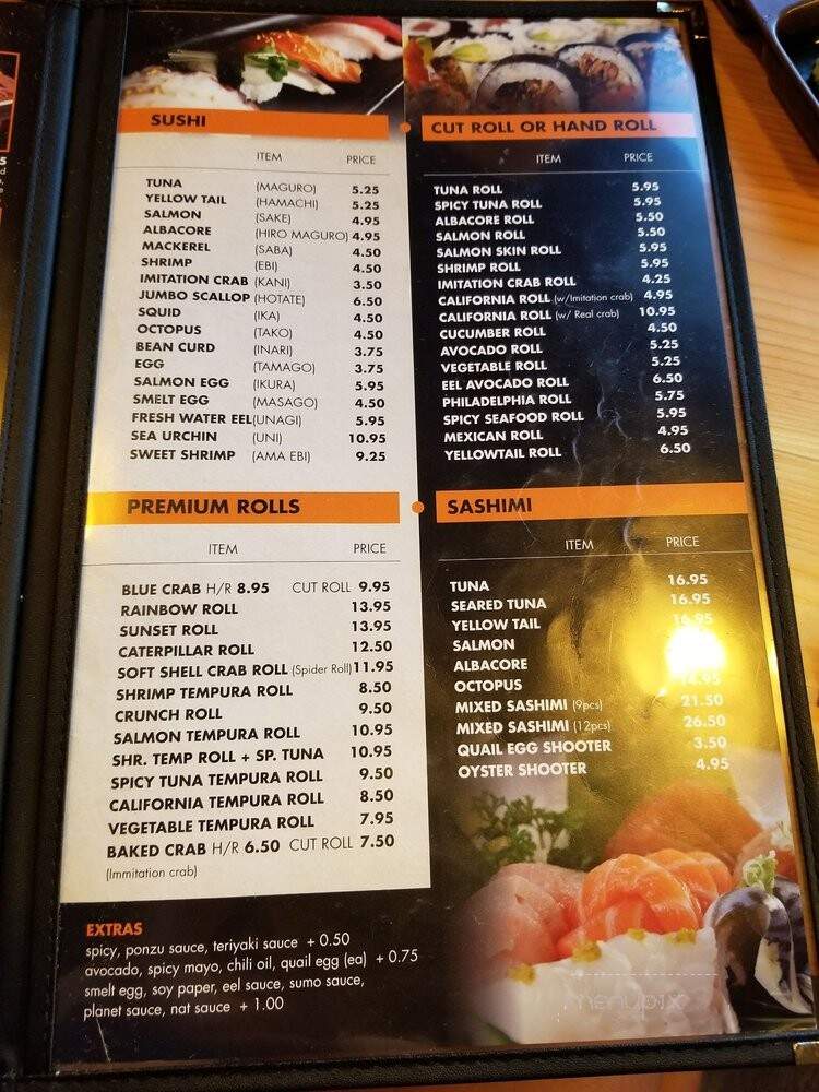 Sushi Kyo - Woodland Hills, CA menu_pic