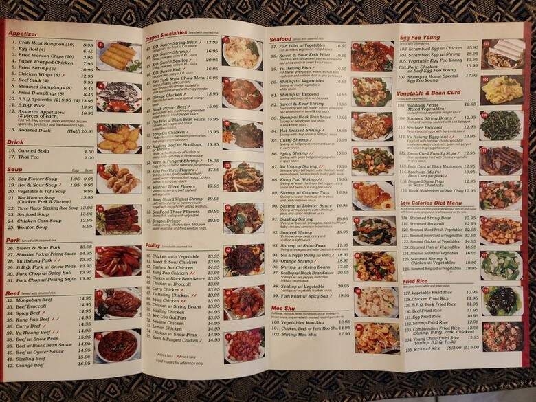 Dragon King - Canoga Park, CA menu_pic