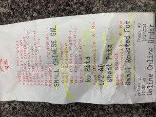 California Chicken Cafe - Woodland Hills, CA menu_pic