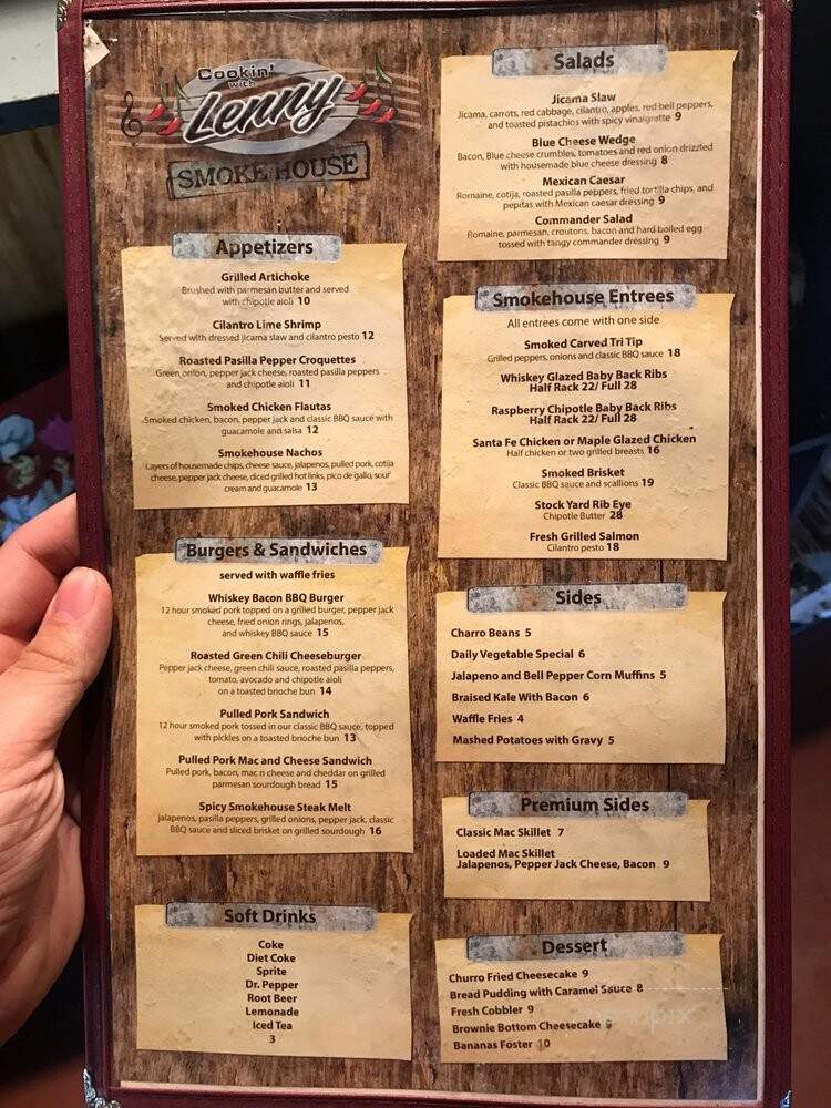 Cookin' With Lenny - Reseda, CA menu_pic