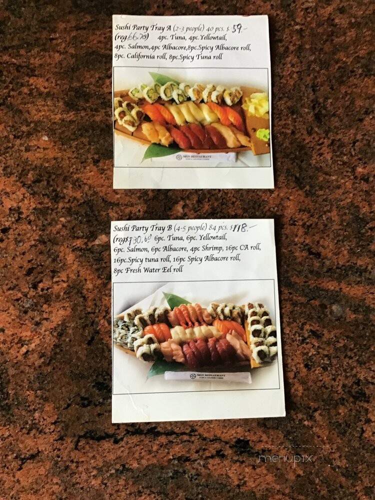 Mon Japanese Restaurant - Tarzana, CA menu_pic