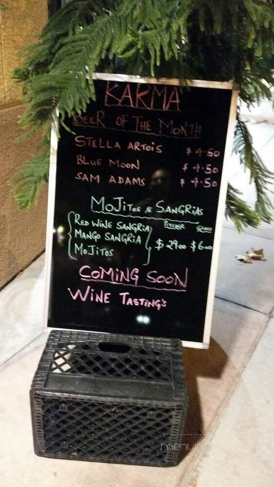 Karma Restaurant Bar & Lounge - Valencia, CA menu_pic
