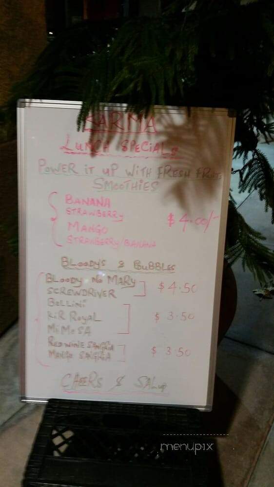 Karma Restaurant Bar & Lounge - Valencia, CA menu_pic