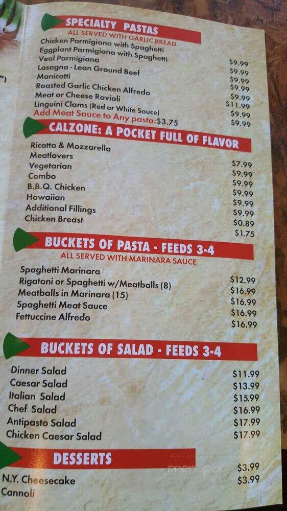 Ameci Pizza & Pasta - Newhall, CA menu_pic