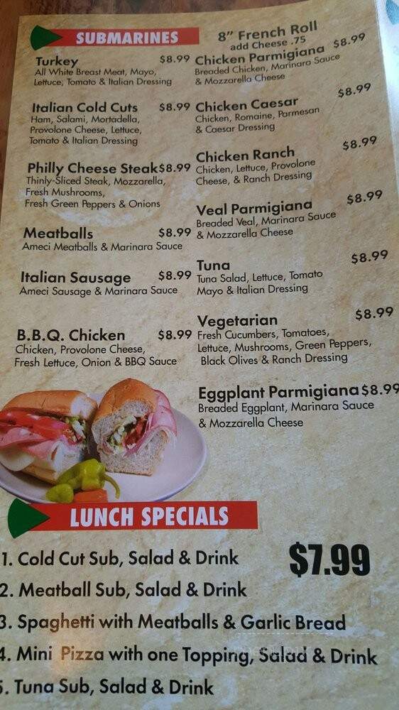 Ameci Pizza & Pasta - Newhall, CA menu_pic