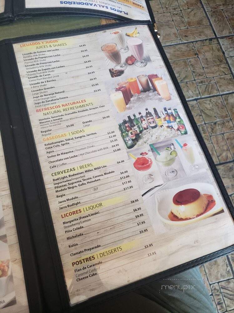 Jaltepec Restaurant - Canoga Park, CA menu_pic