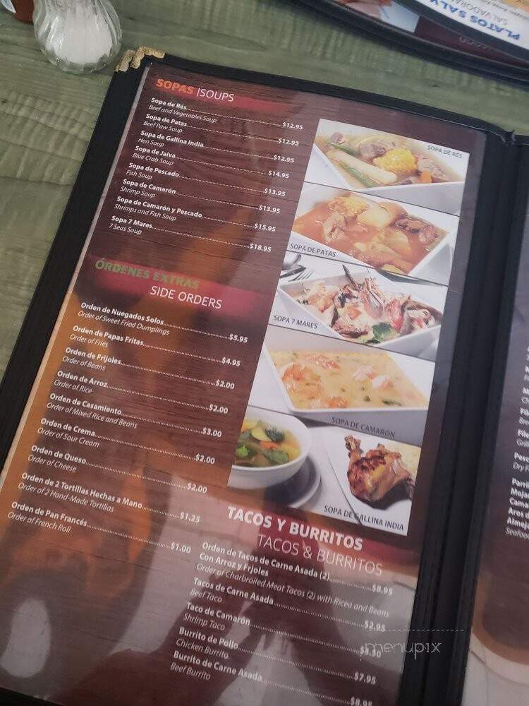 Jaltepec Restaurant - Canoga Park, CA menu_pic