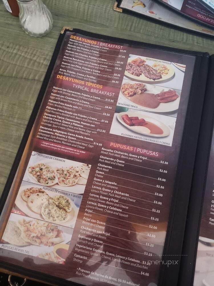 Jaltepec Restaurant - Canoga Park, CA menu_pic