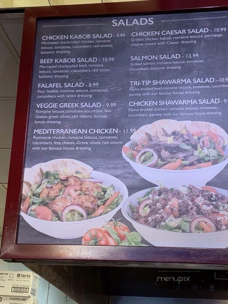 Sam's Flaming Grill - Canyon Country, CA menu_pic