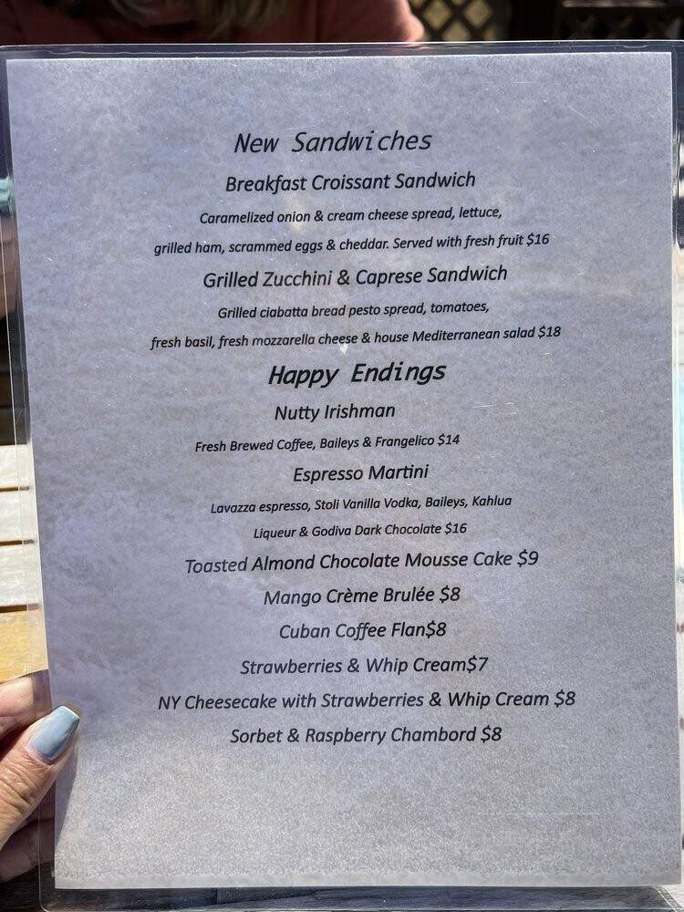 Mercede's Grille - Marina Del Rey, CA menu_pic