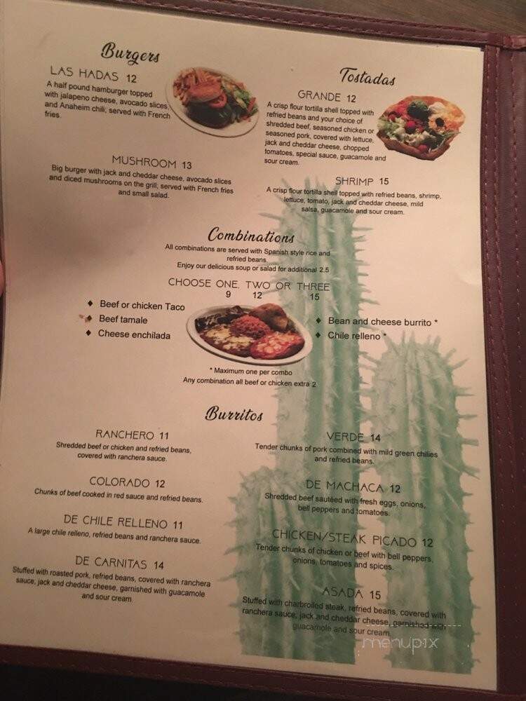 Las Hadas Mexican Restaurant - Northridge, CA menu_pic