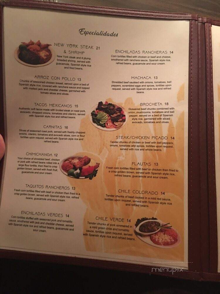 Las Hadas Mexican Restaurant - Northridge, CA menu_pic