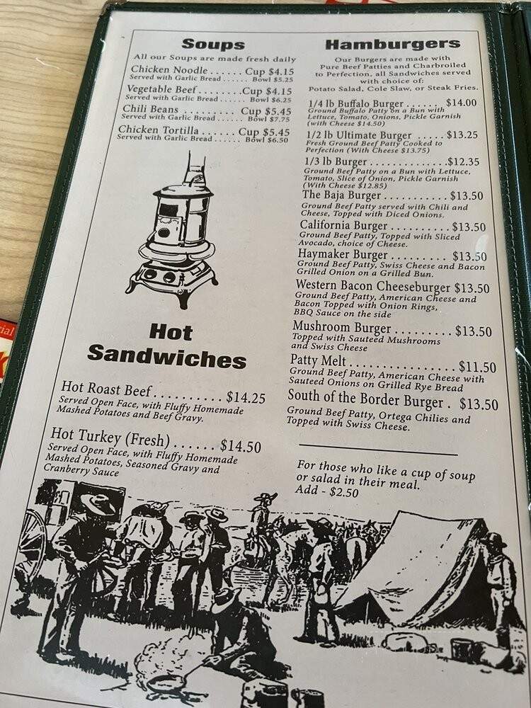 Half Way House Cafe - Santa Clarita, CA menu_pic