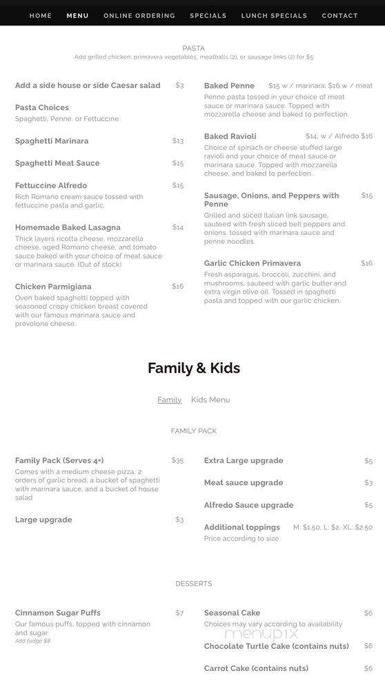 Numero Uno - Granada Hills, CA menu_pic