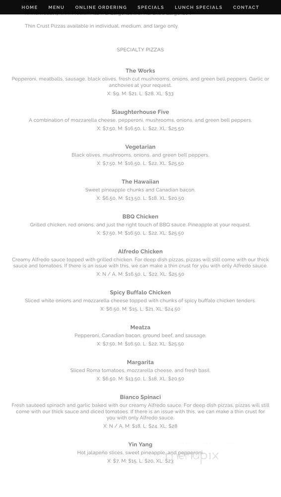 Numero Uno - Granada Hills, CA menu_pic