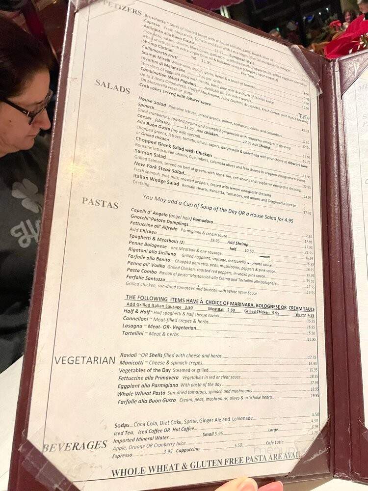 Buon Gusto Ristorante - Mission Hills, CA menu_pic