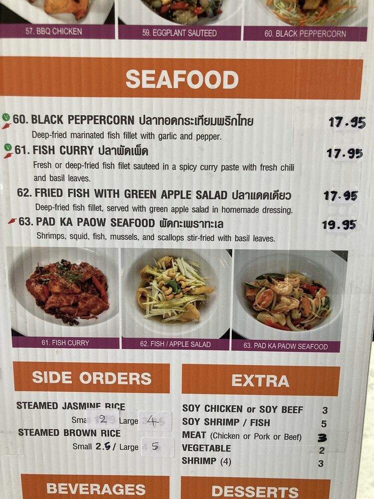 Ban Thai - Van Nuys, CA menu_pic