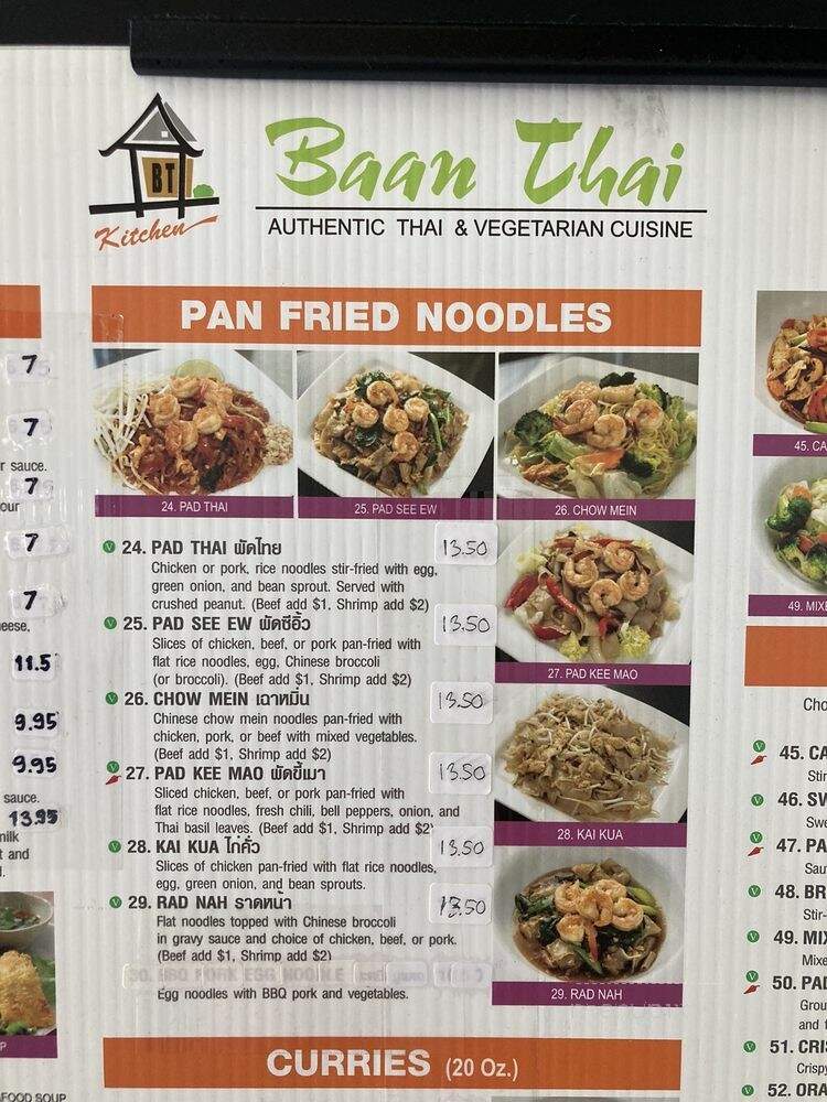 Ban Thai - Van Nuys, CA menu_pic