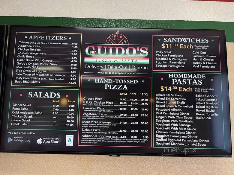 Guido's Pizza & Pasta - Pacoima, CA