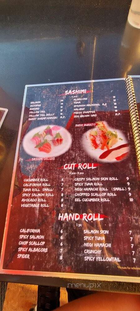Asaka Japanese Cuisine - Rancho Palos Verdes, CA menu_pic