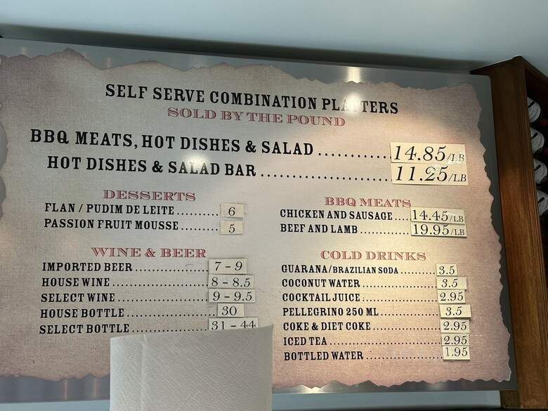 Pampas Grill - Culver City, CA menu_pic
