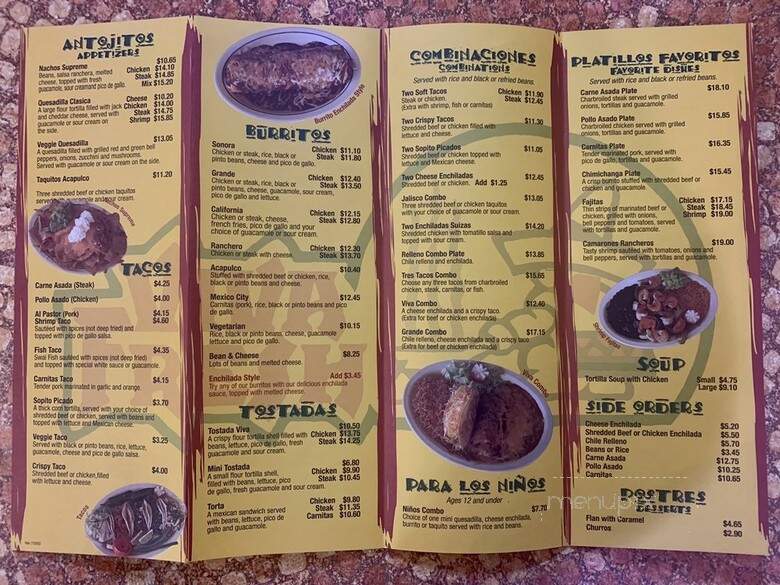 Viva Fresh Mexican Grill - Los Angeles, CA menu_pic