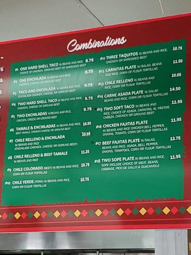 Campos - Los Angeles, CA menu_pic
