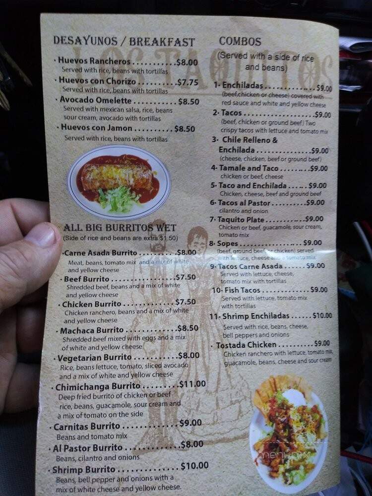 Los Taquitos - Inglewood, CA menu_pic