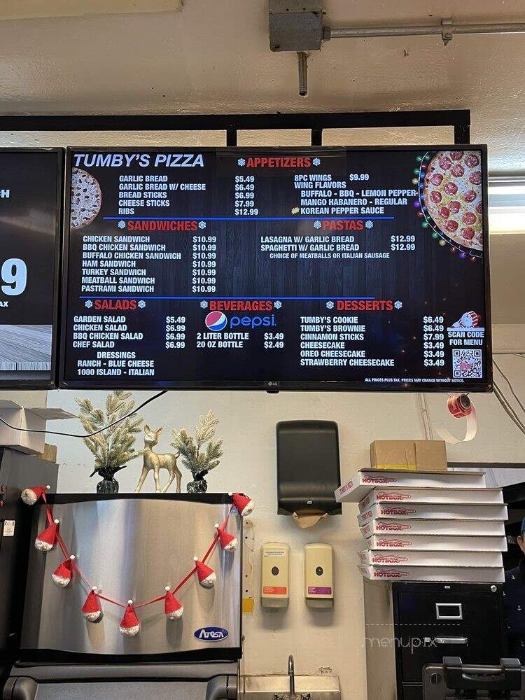 Tumby's Pizza - Inglewood, CA menu_pic
