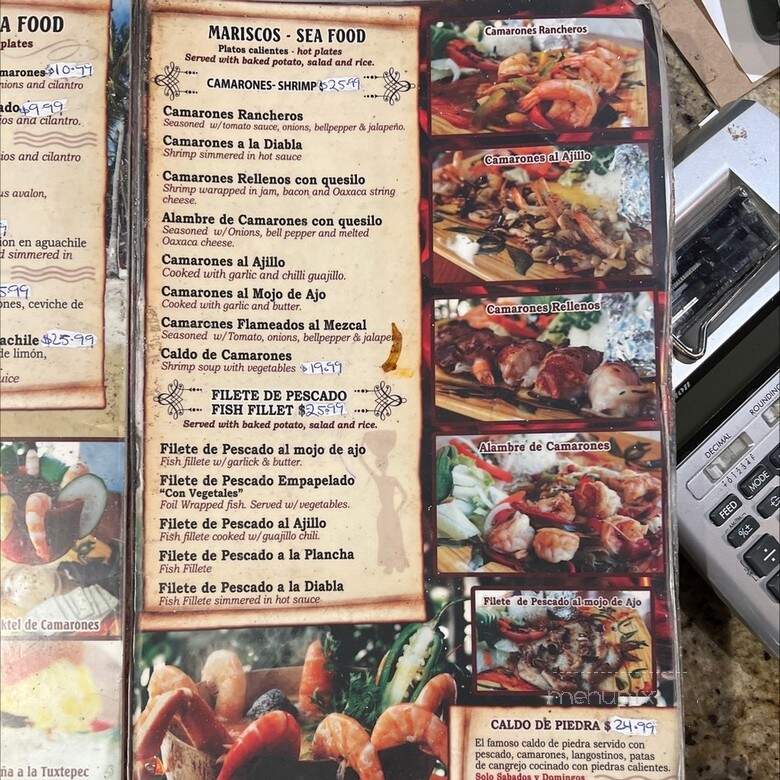 Rincon Oaxaqueno Restaurant - Los Angeles, CA menu_pic