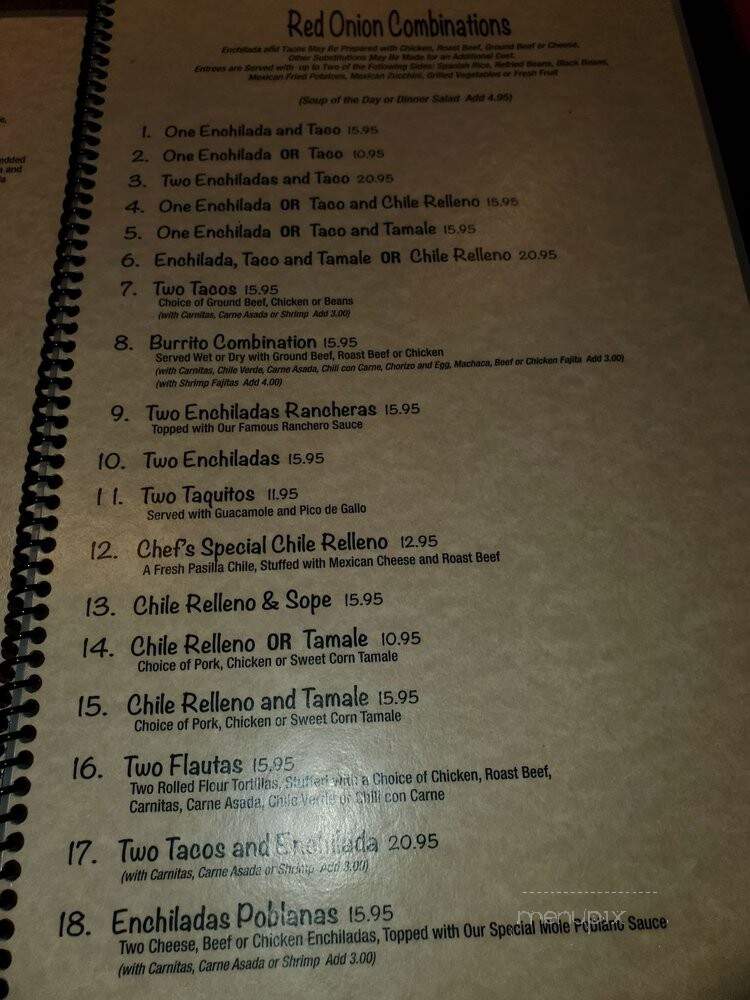 Red Onion - Rolling Hills Estates, CA menu_pic