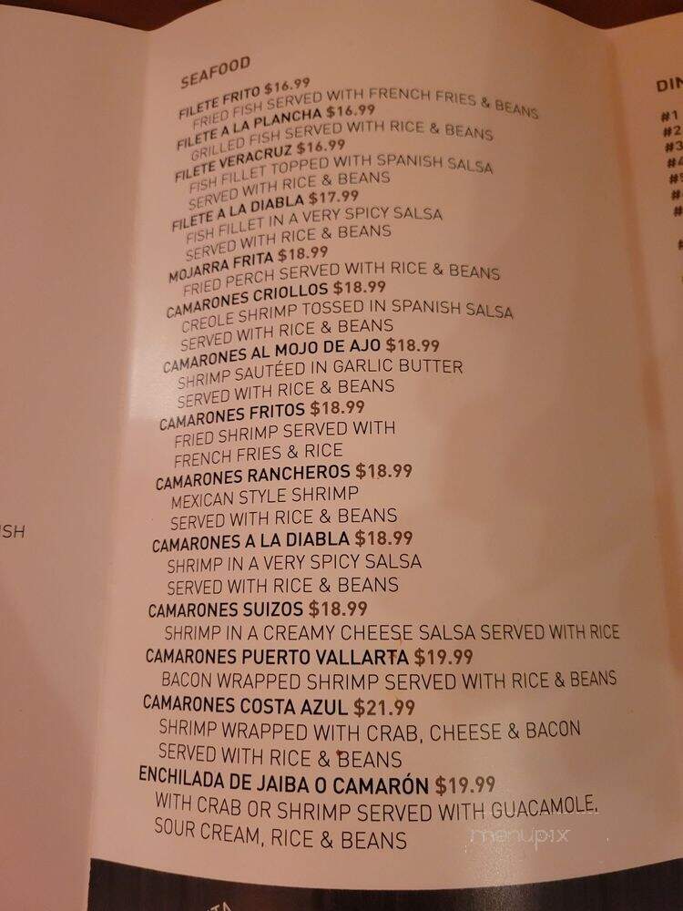 Casa Gamino Restaurant - Inglewood, CA menu_pic
