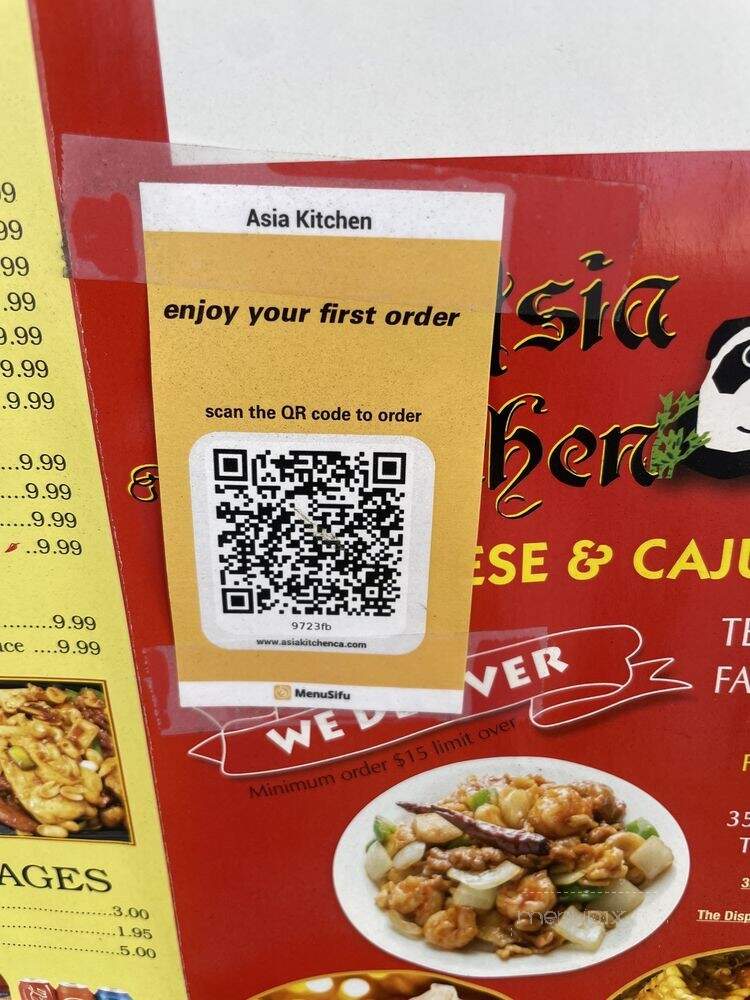 Asia Kitchen - Torrance, CA menu_pic