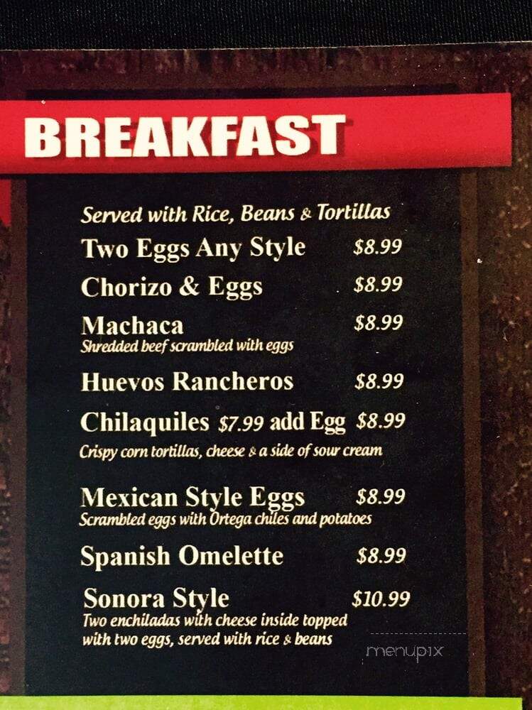 Rauls Taco - Hawthorne, CA menu_pic