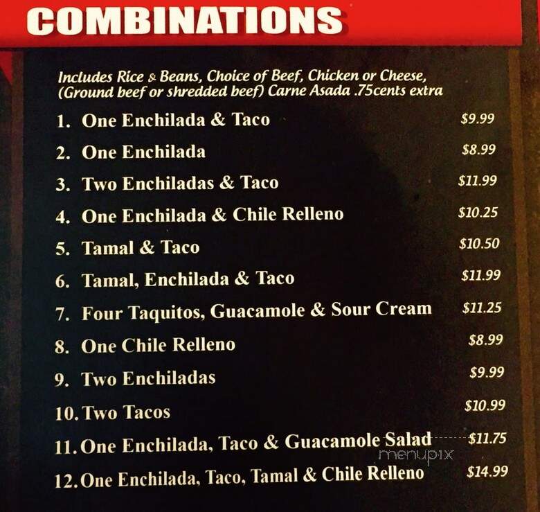 Rauls Taco - Hawthorne, CA menu_pic