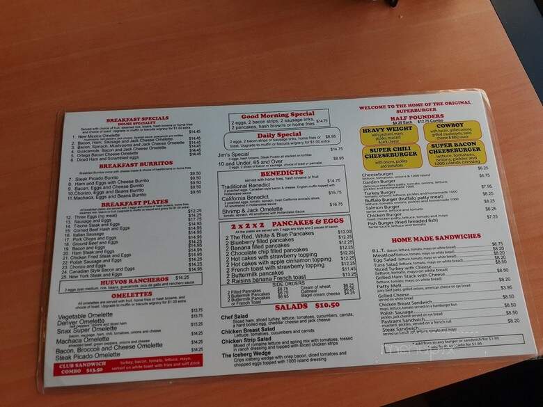 Snax Home-Original Superburger - Torrance, CA menu_pic