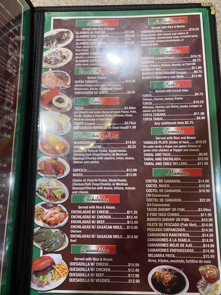 Las Ranas Cafe Restaurant - Los Angeles, CA menu_pic