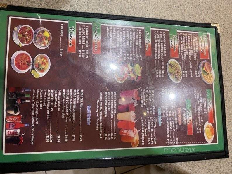 Las Ranas Cafe Restaurant - Los Angeles, CA menu_pic