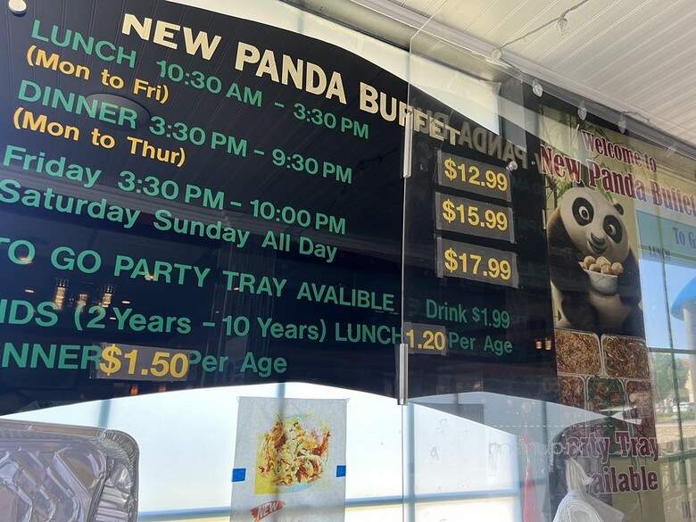 New Panda Buffet - Los Angeles, CA menu_pic