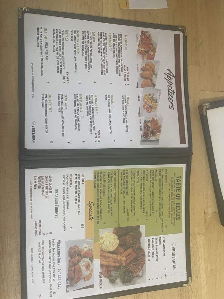 Little Belize - Inglewood, CA menu_pic