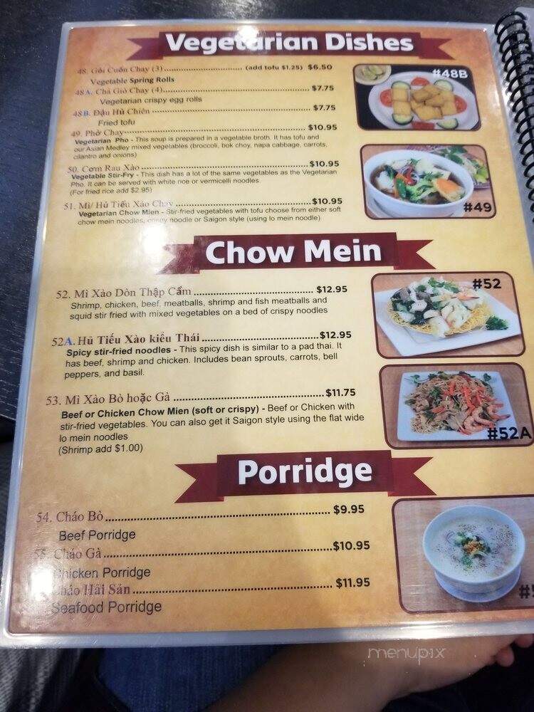 Saigon Dish - Lawndale, CA menu_pic